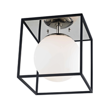 Mitzi by Hudson Valley Lighting H141501S-PN/BK - Aira Flush Mount