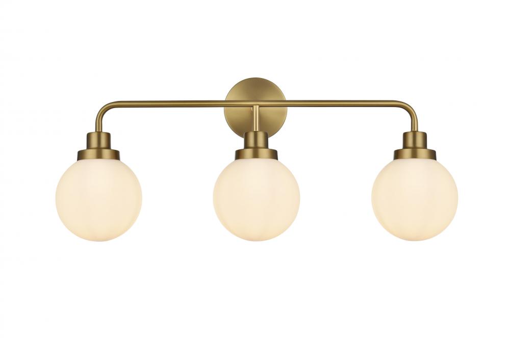 Hanson 28 inch Wall Sconce in Satin Gold