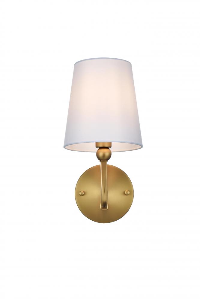 Senna 6 inch Wall Sconce in Satin Gold