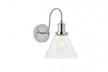 Elegant LD4017W7C - Histoire 1 Light Chrome Wall Sconce