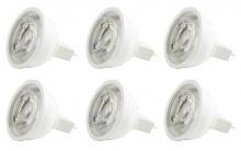 Elegant MR16LED103-6PK - LED Mr16 Light Bulb Gu5.3 6.5w 12v Lm500 3000k Dim 40 Degree, Cri80, ETL, 25000hrs, Lm500, Dimmable