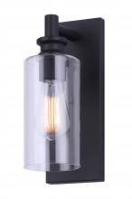 Canarm IOL445BK - CORMAC, Spec. IOL445BK, 1 Lt Outdoor Down Light, Clear Glass, 1 x 100W Type A