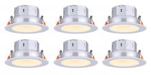 Canarm LED-SR4P-WT-HD - LED Recess Downlight, Spec. LED-SR4P-WT-HD, 4 IN White Color Trim, 10W Dimmable, 3000K, 580 Lumen