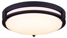 Canarm LFM112A13BK - Gilda LED Integrated Flush Mount Light, Black Finish