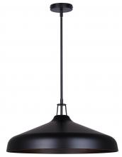 Canarm IPL1203A04BK22 - 4 Lt 22inch Width Rod Pendant, 60W Type A, 22inch W x 13.125 - 61.125inch H