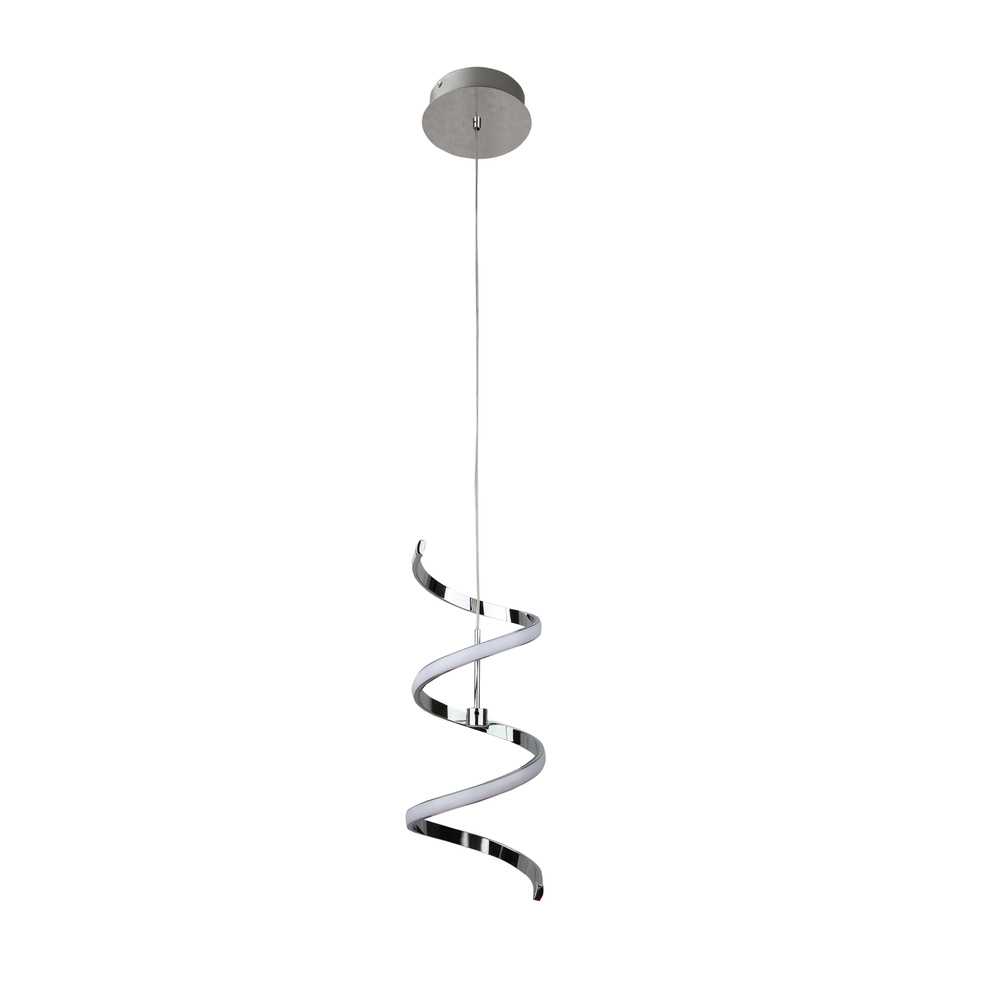 Vivio ZOE LED Spiral Pendant-Chrome