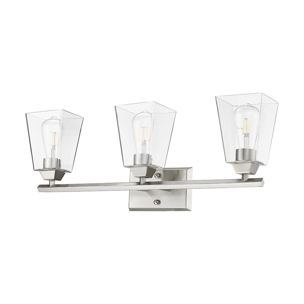 Vivio Blair 3-Light Clear Glass Vanity - NK