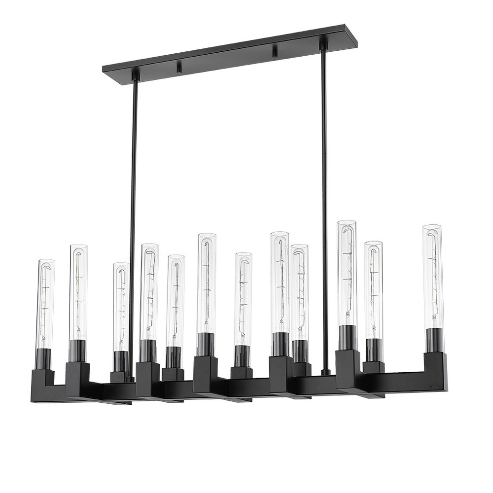 Vivio Roma 12-Light Clear Glass Island Pendant - MB