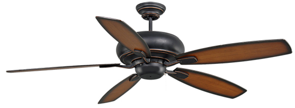 60' 5-Blade Indoor/Outdoor Fan RB - Indoor Charred Pecan Blades Included