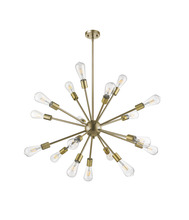 HOMEnhancements 70226 - 18-Light Odyssey Chandelier - Matte Gold