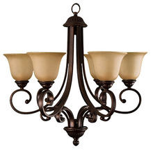 HOMEnhancements 12585 - Alpine Series 6 Light Chandelier - RB