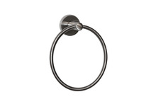 HOMEnhancements 20205 - Modern Round Towel Ring - Satin Nickel