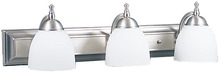 HOMEnhancements 16848 - Dallas 3-Light White Vanity - NK