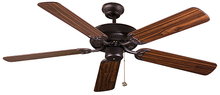 HOMEnhancements 12543 - Caliber - 52'' 5-Blade RB Fan W Oak/Walnut Blades